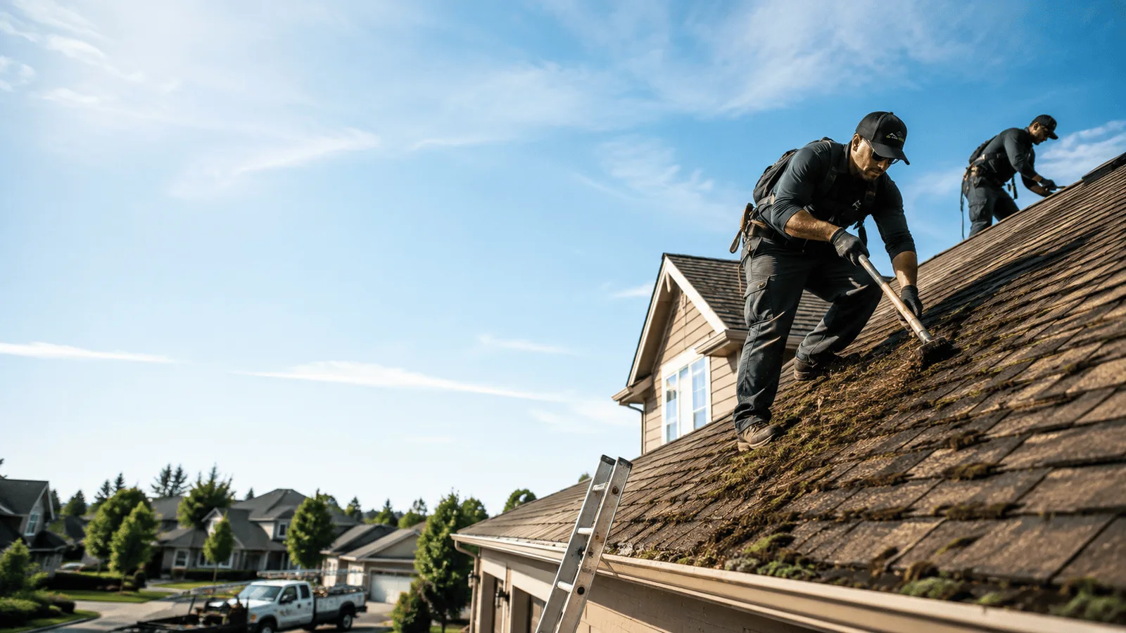 Roof Moss Removal in Coalmont, IN near me